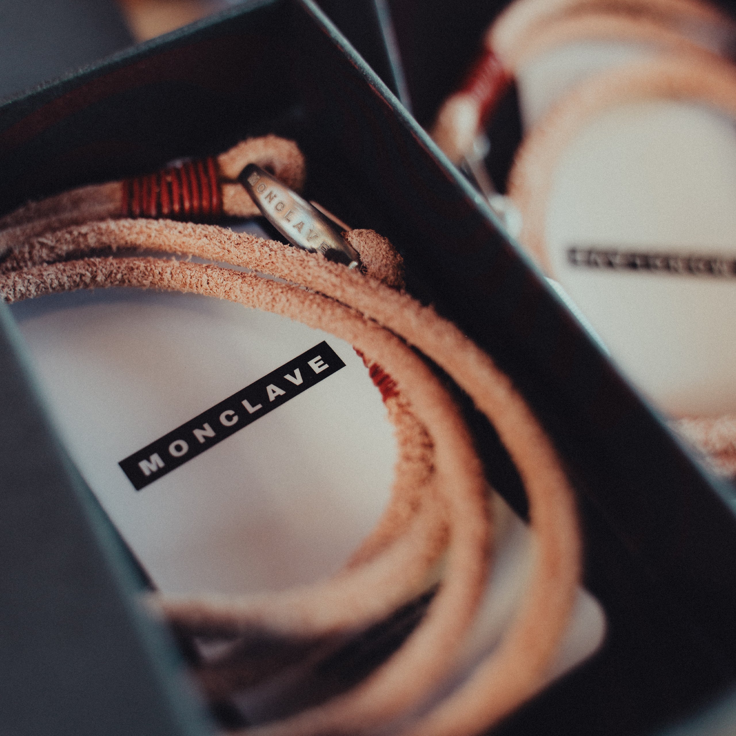 MONCLAVE™ Double Wrap Suede Leather Bracelet (Beige)