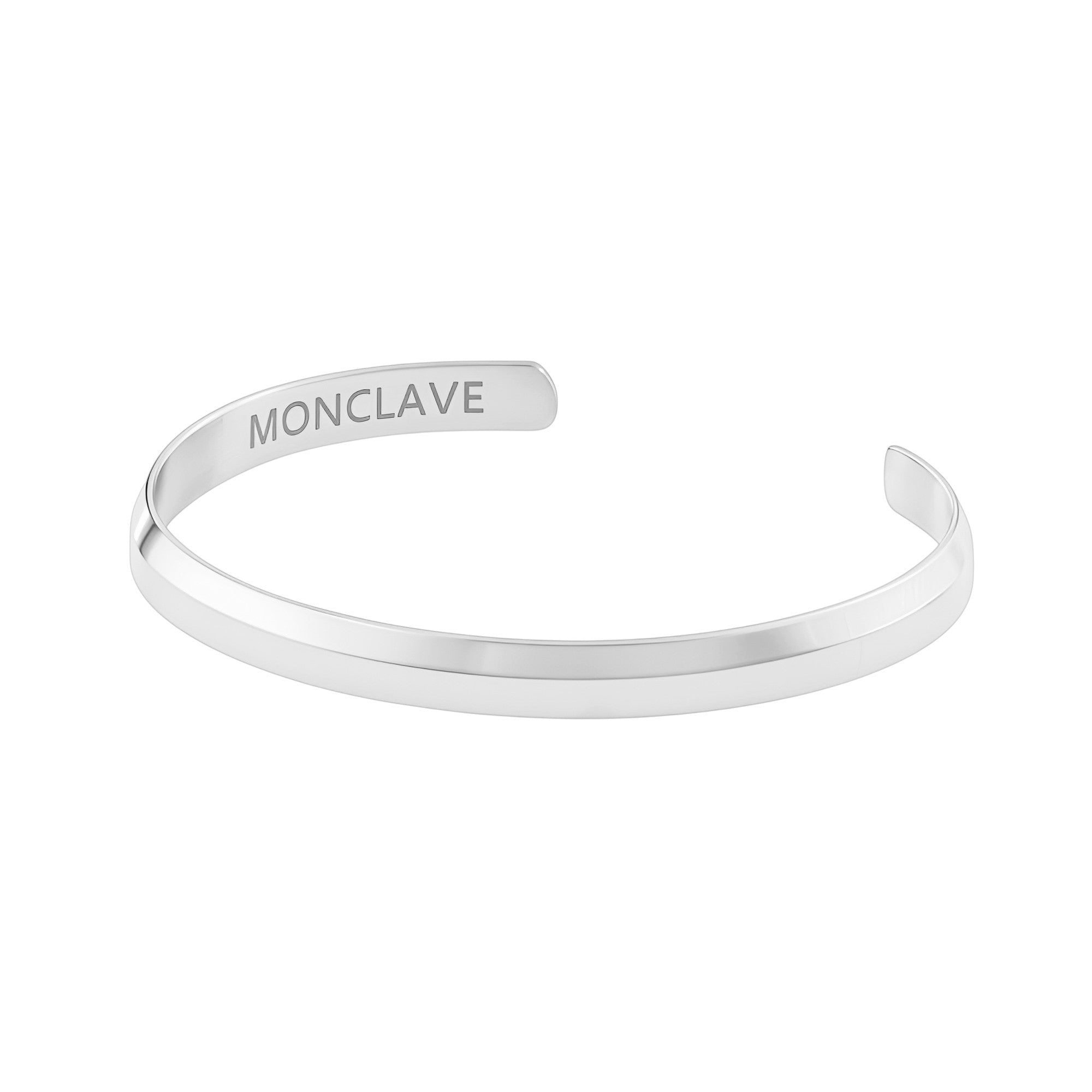 MONCLAVE™ Stainless Steel Cuff Bracelet (Silver)