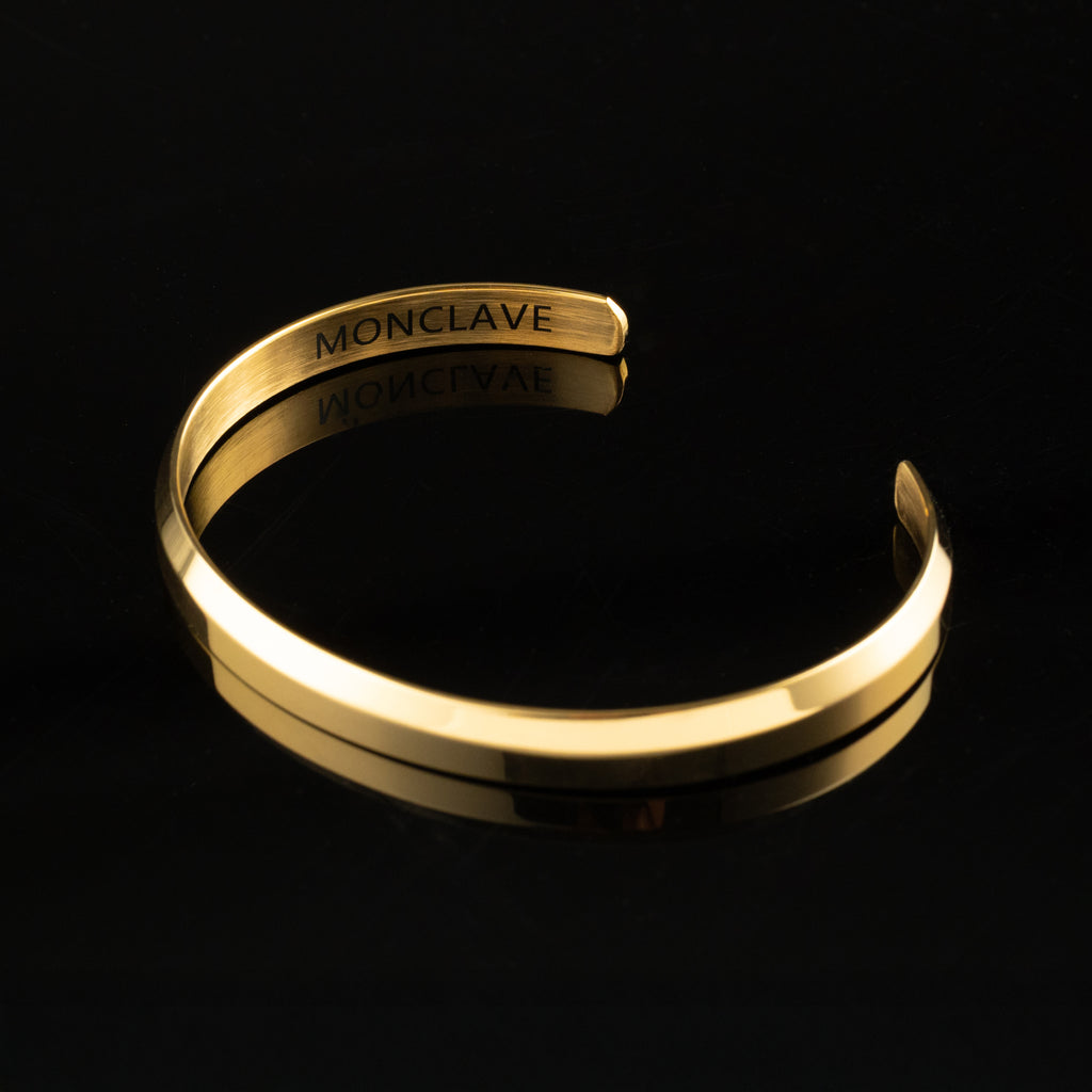 MONCLAVE™ Stainless Steel Cuff Bracelet (Gold)