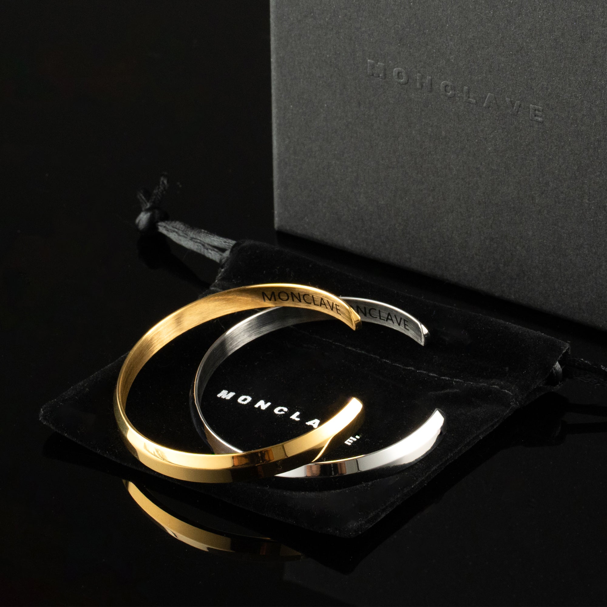 MONCLAVE™ Stainless Steel Cuff Bracelet (Gold)